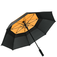 AC Midsize Fiberglass Fibermatic Vent Orange Umbrella