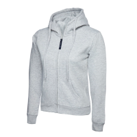 Ladies Classic Full Zip Hooded Sweatshirt