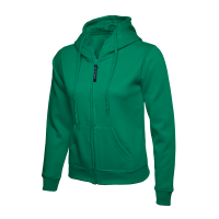 Ladies Classic Full Zip Hooded Sweatshirt