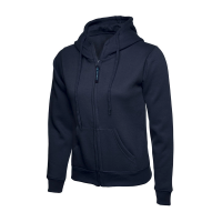 Ladies Classic Full Zip Hooded Sweatshirt