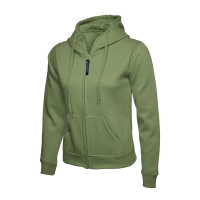 Ladies Classic Full Zip Hooded Sweatshirt