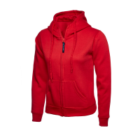 Ladies Classic Full Zip Hooded Sweatshirt