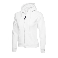 Ladies Classic Full Zip Hooded Sweatshirt