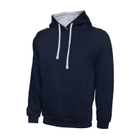 Contrast Hooded Sweatshirt 