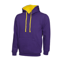 Contrast Hooded Sweatshirt 