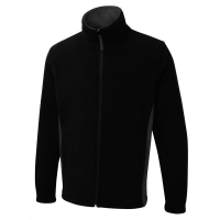 Two Tone Full Zip Fleece Jacket