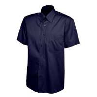 Mens Pinpoint Oxford Half Sleeve Shirt