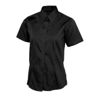 Ladies Pinpoint Oxford Half Sleeve Shirt