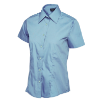 Ladies Poplin Half Sleeve Shirt