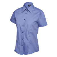 Ladies Poplin Half Sleeve Shirt