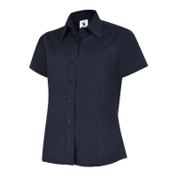 Ladies Poplin Half Sleeve Shirt