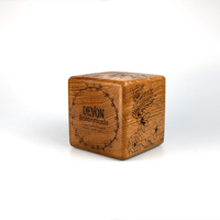 Real Wood Cube Award, rounded or bevelled edges