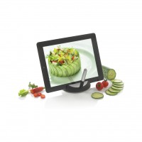 Chef tablet stand with touchpen