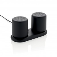 Double induction charging speaker