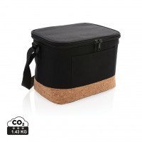 Two tone cooler bag with cork detail