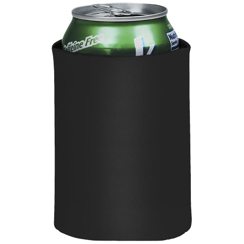 Crowdio insulated collapsible foam can holder in white-solid