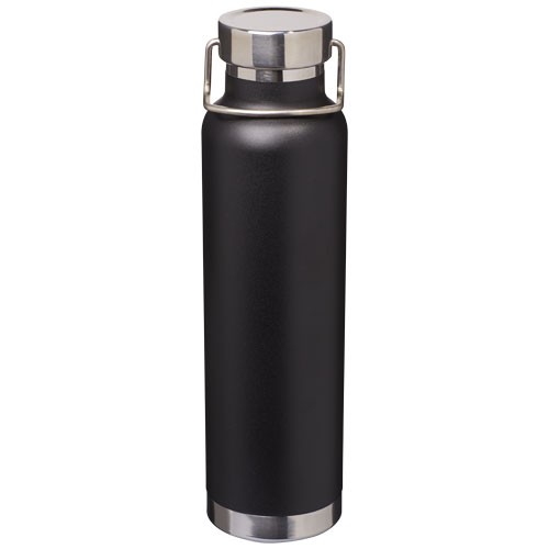 Thor 650 ml copper vacuum insulated sport bottle in White