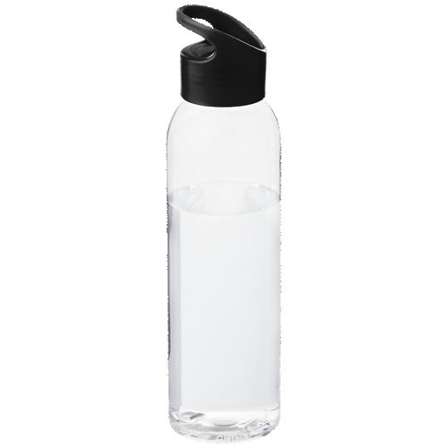 Sky 650 ml Tritan™ colour-pop water bottle in Solid Black