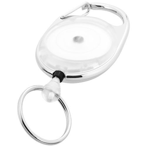 Gerlos roller clip keychain in White