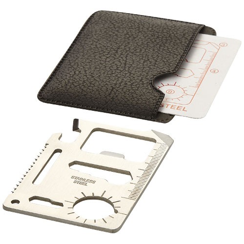 Saki 15-function pocket tool card in Silver