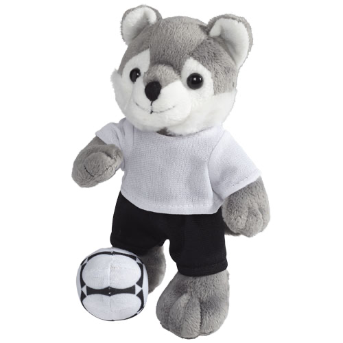 Dribble wolf plush with shirt