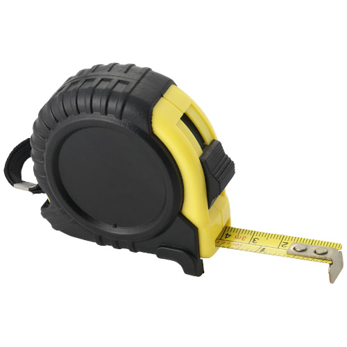 Cliff 3 metre measuring tape in black-solid-and-yellow
