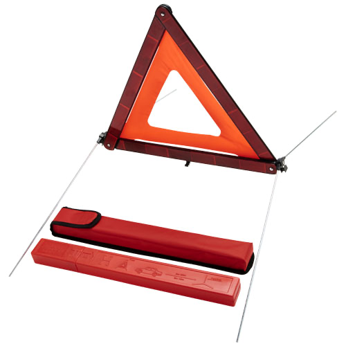 Carl safety triangle in storage pouch