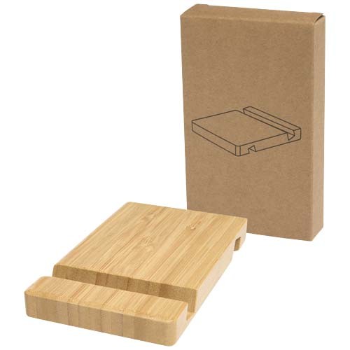 Bubup bamboo 2-angled tablet and phone stand in 