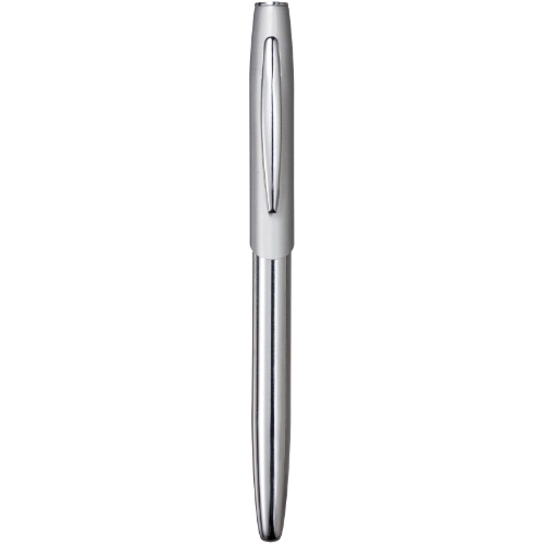 Geneva rollerball pen in silver-and-navy