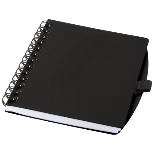 Adler spiral notebook in black-solid