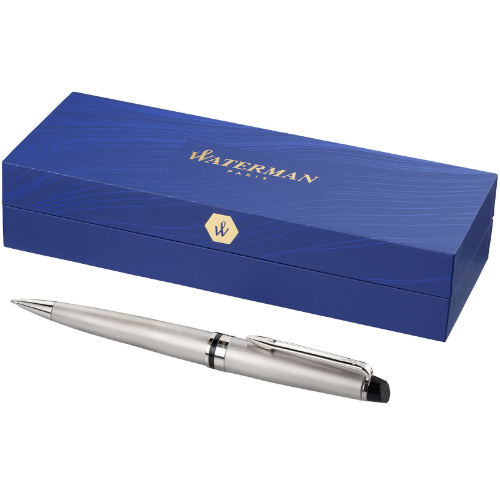 Expert ballpoint pen in steel-and-gold