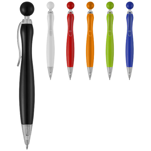 Naples ballpoint pen in white-solid