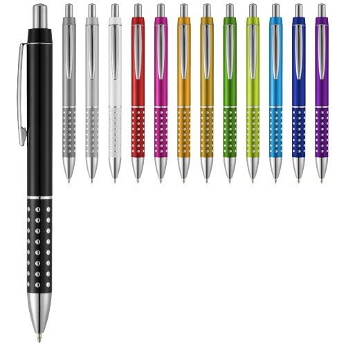Bling ballpoint pen with aluminium grip