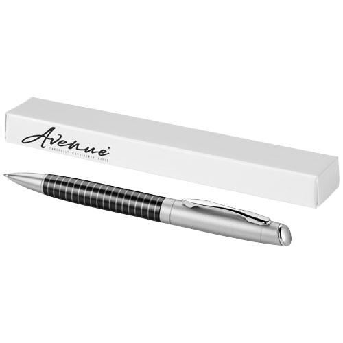 Averell ballpoint pen in black-solid-and-silver
