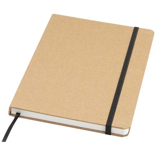 Holm A5 stone paper hard cover notebook with lined pages in 