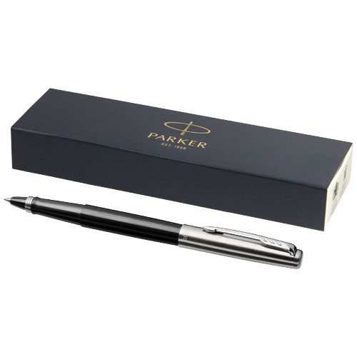 Parker Jotter plastic with stainless steel rollerball pen in 