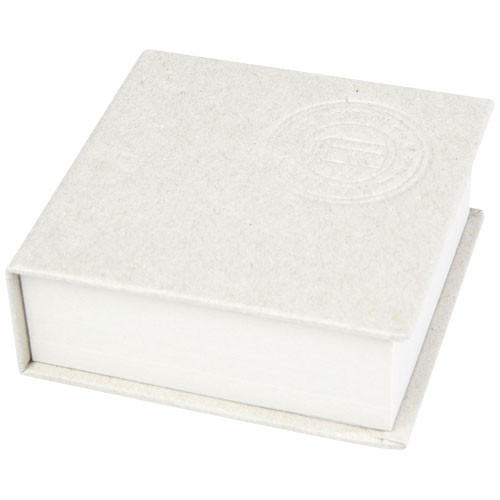 Dairy Dream recycled milk cartons memo bloc in Off White