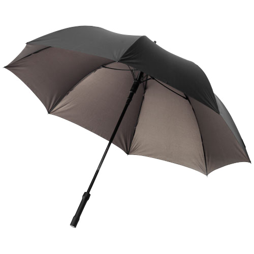 A-Tron 27'' auto open umbrella with LED handle in black-solid