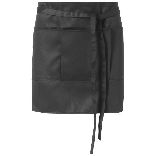 Lega 240 g/m² short apron in Solid Black