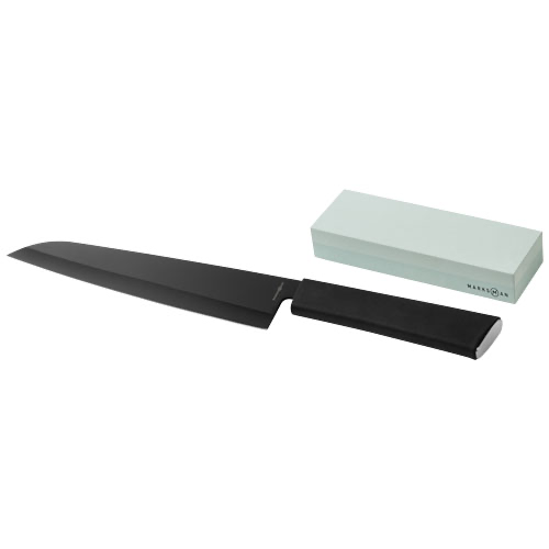 Element chef's knife and whetstone in 