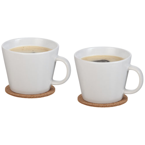 Hartley 2-piece mug set with coaster