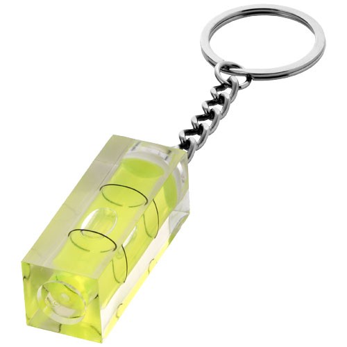 Leveler key chain in transparent