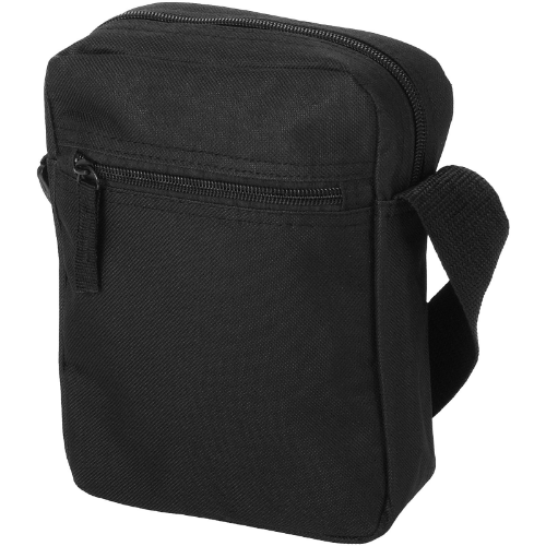 New York messenger bag in black-solid