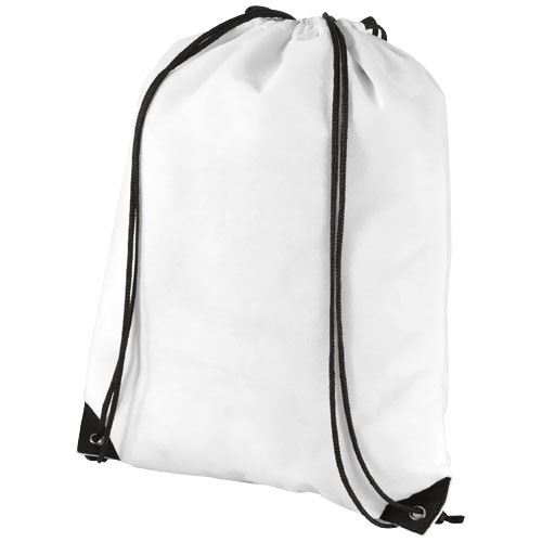 Evergreen non-woven drawstring backpack in 
