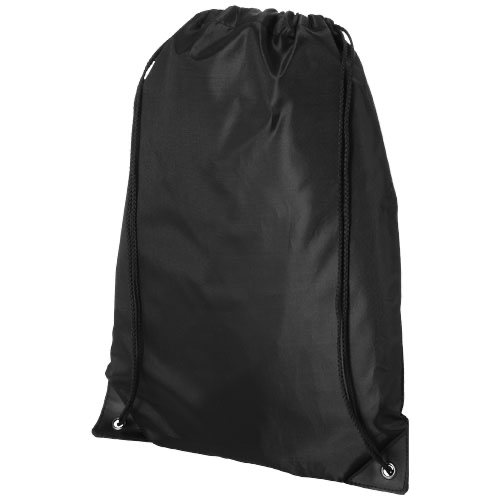 Condor polyester and non-woven drawstring backpack in white-solid