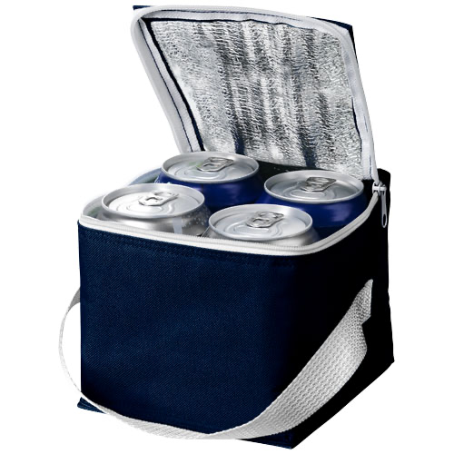 Tromso 4-can cooler bag in white-solid