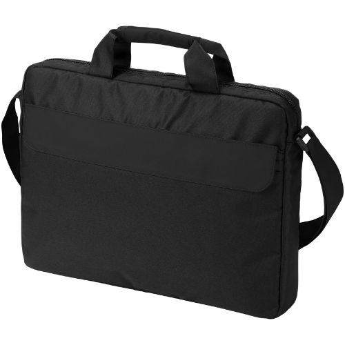 Oklahoma 15.6'' laptop conference bag in black-solid