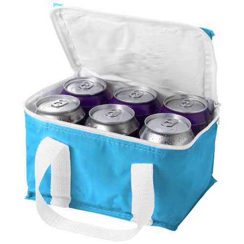 Malmo 6-can cooler bag in white-solid