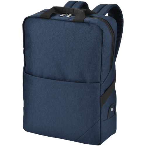 Navigator 15.6'' laptop backpack in navy-and-black-solid