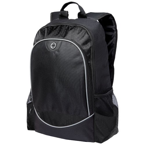 Benton 15'' laptop backpack with headphone port in grey
